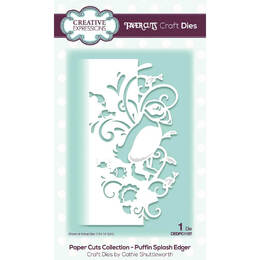 Creative Expressions Paper Cuts Edger Craft Dies - Puffin Splash