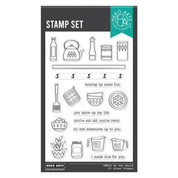 Hero Arts Clear Stamps - On the Shelf CM803
