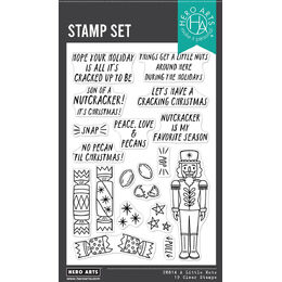 Hero Arts Clear Stamps - Crackin' Christmas Collection - A Little Nuts CM814