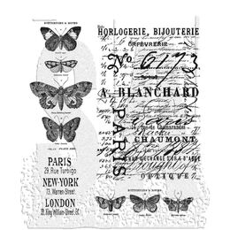 Tim Holtz Stampers Anonymous Cling Mount Stamp - Papillon CMS106