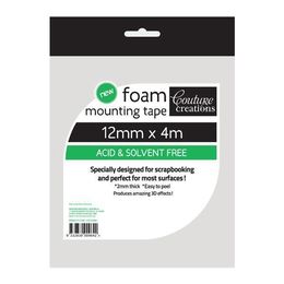 Couture Creations - Foam Mounting Tape 12mm x 4m CO721964