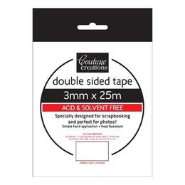 Couture Creations - Double Sided 3mm x 25 m Tape CO721983