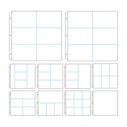 Album Refills - Assorted Dividers 12x12 (10pc, No Paper Insert)