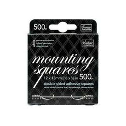 Couture Creations Adhesive Mounting Squares - White Permanent (500)