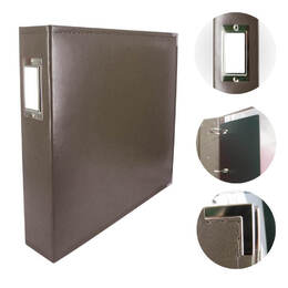 Scrapbook Classic Superior Leather Album - Dark Brown