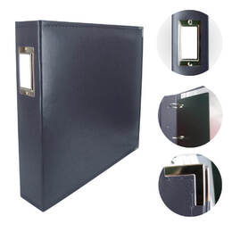 Scrapbook Classic Superior Leather Album - Dark Blue