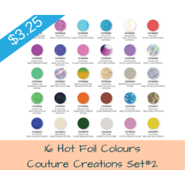 Couture Creations - Heat Activated Foils - Set 2