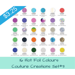 Couture Creations - Heat Activated Foils - Set 3