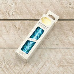 Couture Creations - Heat Activated Cyan Foil - Iridescent Triangular Pattern