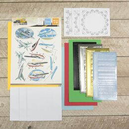 Card Kit 3D Diecut Decoupage Set - Its a Mans World - Airplanes CO727079