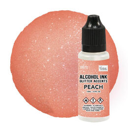 Couture Creations Alcohol Ink Glitter Accents - Peach - 12mL | 0.4fl oz