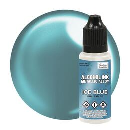 Couture Creations Alcohol Ink Metallic Alloy Ice Blue 12 ml