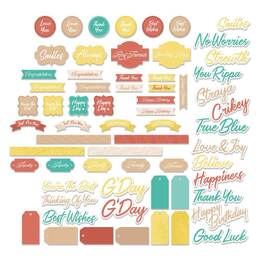 Couture Creations Diecut Sentiment Set - Sweeping Plains (64pc) CO727981