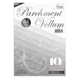 Couture Creations Parchment Vellum A4 150gsm 10pc 210 x 297mm
