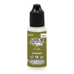 Couture Creations STAYZ IN PLACE Alcohol Ink Reinker 12ml - Khaki Pearlescent