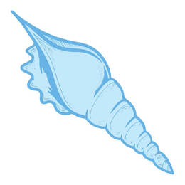 Couture Creations Mini Stamp & Die Seaside Girl - Conical Seashell (2pc)