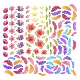Couture Creations Diecut Ephemera set - You Go Girl (125pc)