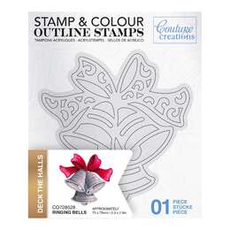 Couture Creations Stamp - Ringing Bells Outline (1pc)