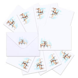Couture Creations Christmas Envelope - Christmas Deer (4x6in, 10pc)