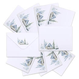 Couture Creations Christmas Envelope - Snow Abounds (4x6in, 10pc)