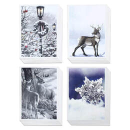 Couture Creations Die Cut Shapes - Snowy World (24pc)