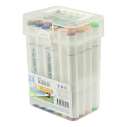 Couture Creations Twin Tip Alcohol Ink Marker 24 Pack Set 2