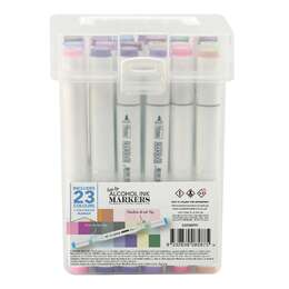 Couture Creations Twin Tip Alcohol Ink Marker Pastel Colours 12 Colours  BUNDLE