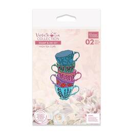 Couture Creations Stamp & Dies - Vintage Tea Collection - High Tea Cup
