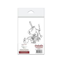 Couture Creations FAIRY WRENS Stamp - Australia The Lucky Country