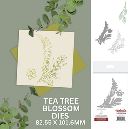 Couture Creations TEA TREE BLOSSOM Dies -  Australia The Lucky Country