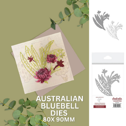 Couture Creations AUSTRALIAN BLUEBELL Dies - Australia The Lucky Country
