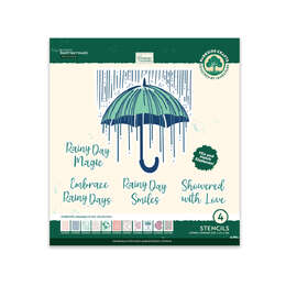 Couture Creations Rainy Day Magic Stencil Set (4pc)
