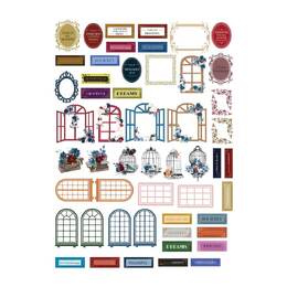 Couture Creation Ephemera Set - Blues by You (54pc)