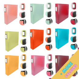 Couture Creations 12x12 D-Ring Scrapbook Album - Classic Superior Leather
