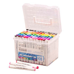 Couture Creations Alcohol Ink Marker Dual Tip 108 Colours Full Set with CASE