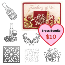 Couture Creations Mini Dies - Blooming Friendship 6-PCS BUNDLE