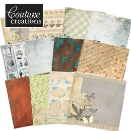 Couture Creations GENTLEMAN'S EMPORIUM 02A 12X 12 Scrapbook