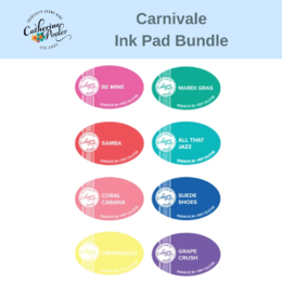 Catherine Pooler Premium Dye Ink Pad Bundle - Party Collection: CARNIVALE 8 Colours