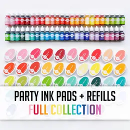 Catherine Pooler Full Party Collection Ink Pads & Refills Bundle - 48 Colours