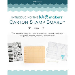We R Carton Stamp Board & Stamps