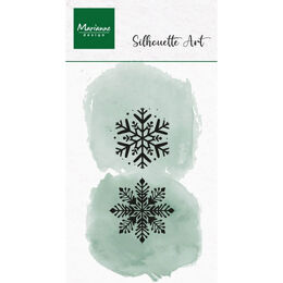 Marianne Design Clear Stamps - Silhouette Art Ice Crystals CS1199