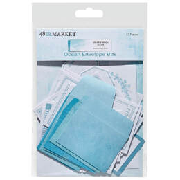 49 And Market - Color Swatch: Ocean Envelope Bits