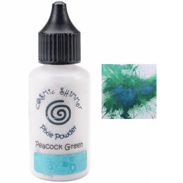 Cosmic Shimmer Pixie Powder 30ml - Peacock Green