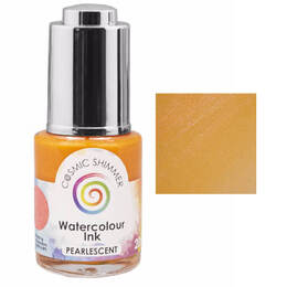 Cosmic Shimmer Pearlescent Watercolour Ink 20ml - Golden Sunrise