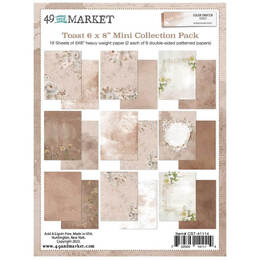 49 And Market Mini Collection Pack 6"X8" - Color Swatch: Toast