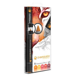 Chameleon Pens 5 Markers Set - Warm CT0511UKAU