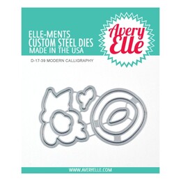 Avery Elle Elle-Ments Dies - Modern Calligraphy D1739
