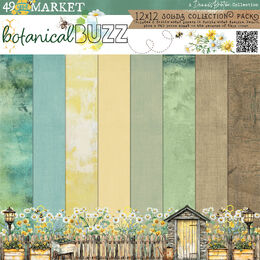 49 And Market Collection Pack 12"X12" - Botanical Buzz Solids
