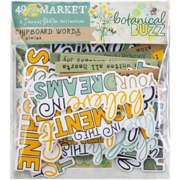 49 And Market Chipboard Set - Botanical Buzz