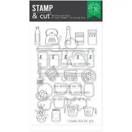 Hero Arts Clear Stamps and Dies - On the Shelf DC314